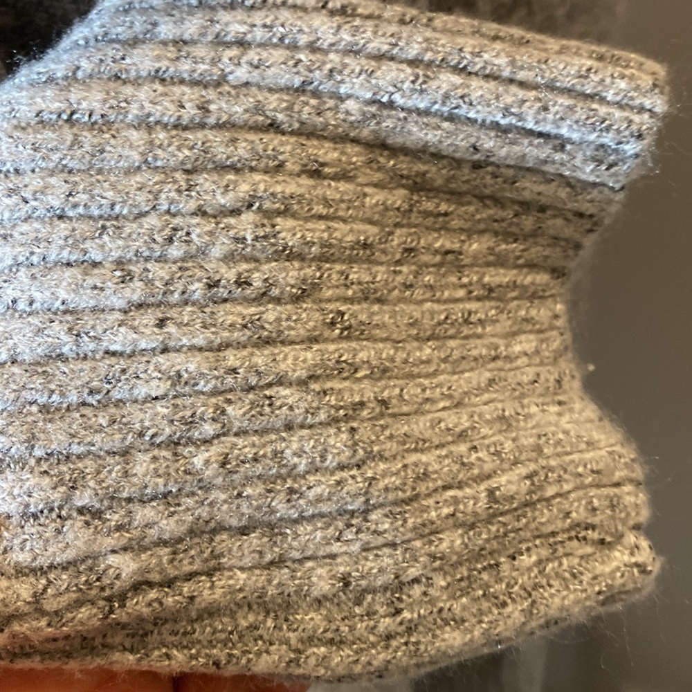 Jason Maxwell Heather gray Cowl Neck Cozy Gray Sweater 2x - Picture 4 of 7